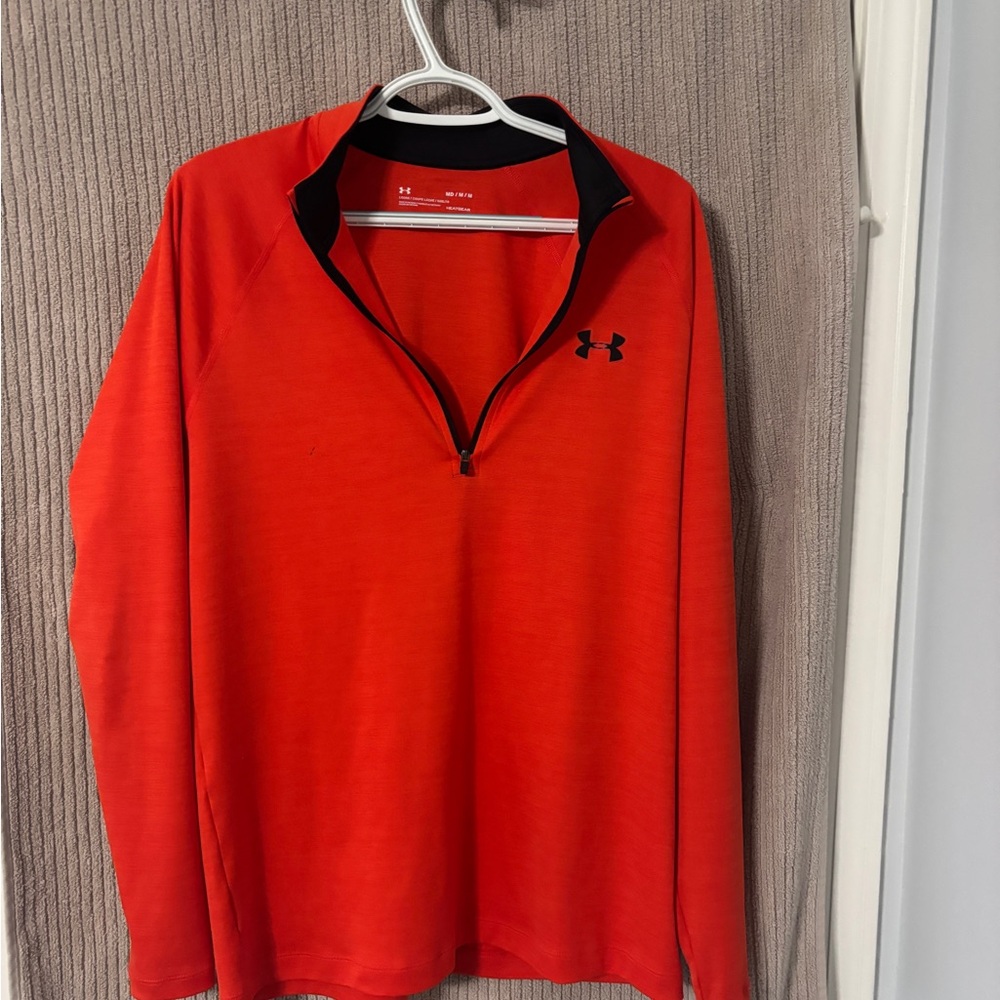 Under Armour Orange HeatGear Athletic Top